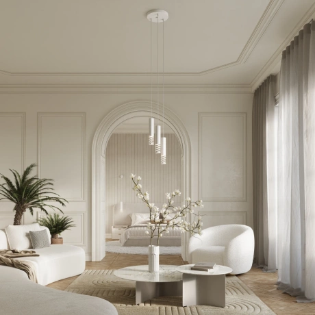 Lampa wisząca LAMI 2 biały