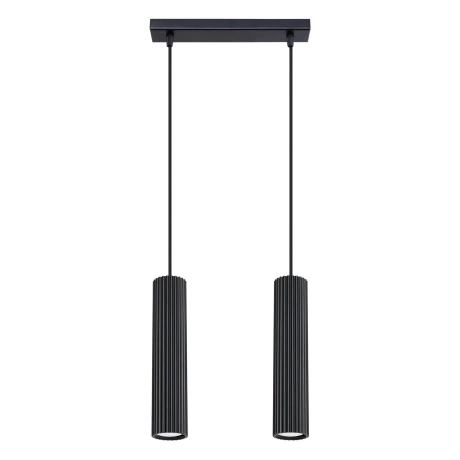 Lampa wisząca KARBON 2 czarny