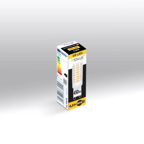 Żarówka LED G9 3000K Ciepła 4,5W 450lm
