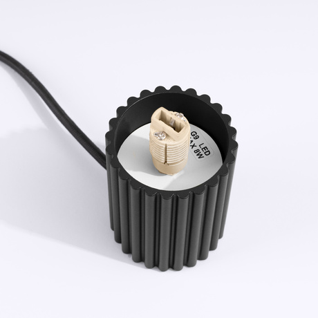 Lampa biurkowa HALO czarna + 1x Żarówka LED G9 3000K Ciepła 4,5W 450lm