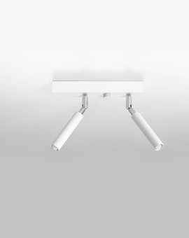 Plafon EYETECH 2 biały + 2x Żarówka LED G9 3000K Ciepła 4,5W 510lm