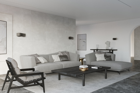 Kinkiet TILA 40 czarny + 2x Żarówka LED G9 4000K Zimna 4,5W 530lm