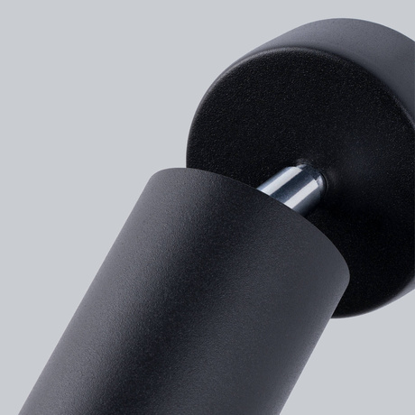 Kinkiet LEMMI 1 czarny + 1x Żarówka LED GU-10 3000K Ciepła 7W 510lm