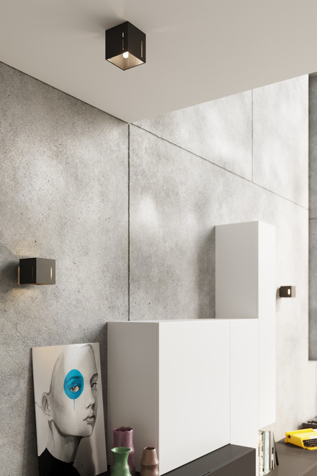 Kinkiet PIXAR czarny + 1x Żarówka LED G9 4000K Zimna 4,5W 530lm