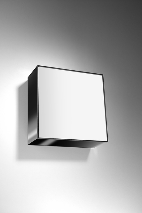 Plafon sufitowy HORUS 25 CZARNY + 1x Żarówka LED E27 3000K Ciepła 7,5W 620lm