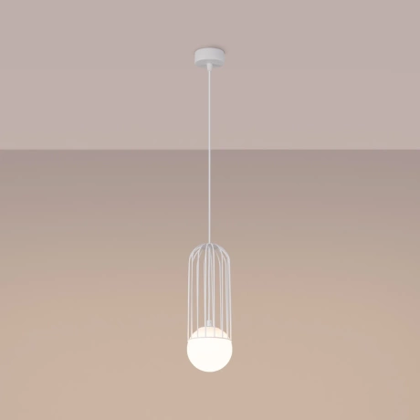 Lampa wisząca BRINA 1 biała