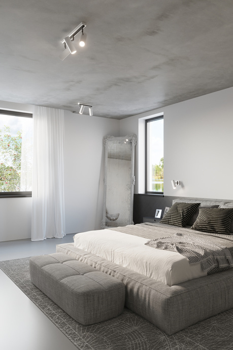 Kinkiet DIREZIONE biały + 1x Żarówka LED GU-10 4000K Zimna 7W 630lm