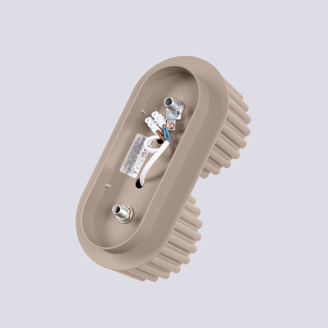 Plafon AURA 2 taupe Gx53 + 2X Żarówka LED GX53 4000K 8W 720lm