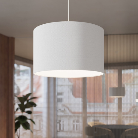 Lampa wisząca NOVA 30 biała + 1x Żarówka LED E27 3000K Ciepła 7,5W 620lm