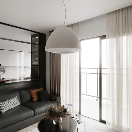 Żyrandol BELLA 60 biała