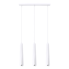 Lampa wisząca PRYSM 3L biała + 3x Żarówka LED G9 3000K Ciepła 4,5W 450lm