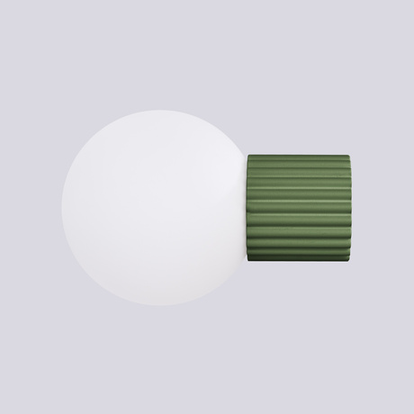 Kinkiet HALO zielony oliwkowy IP44 + 1X Żarówka LED G9 3000K Ciepła 4,5W 450lm