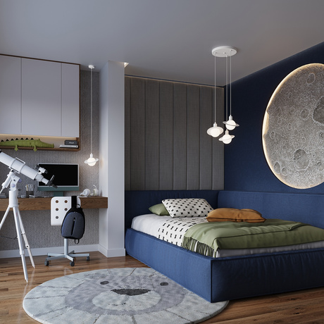 Lampa wisząca HYPERION 3P biały + 3x Żarówka LED G9 3000K Ciepła 4,5W 450lm