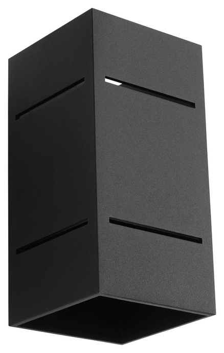 Kinkiet BLOCCO czarny + 1x Żarówka LED G9 4000K Zimna 4,5W 530lm