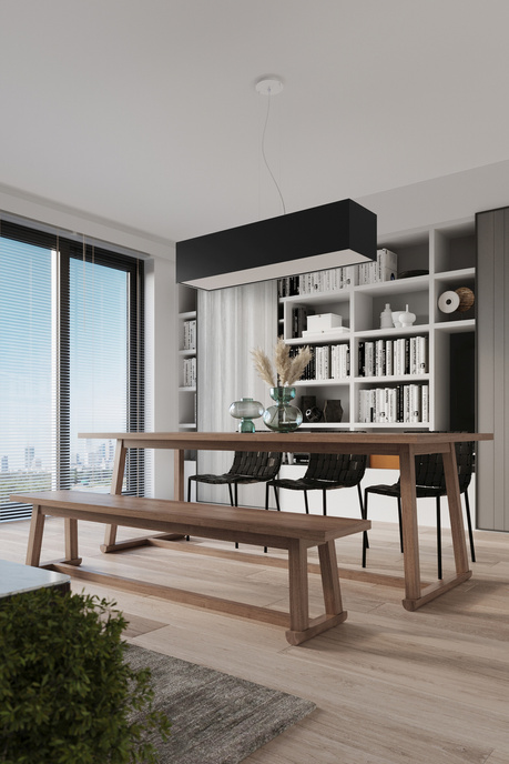 Żyrandol SANTA 120 czarny + 5x Żarówka LED E27 4000K Zimna 7,5W 650lm