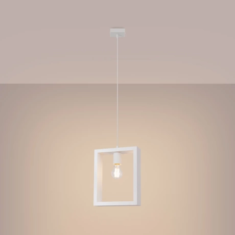 Lampa wisząca ARIES biała