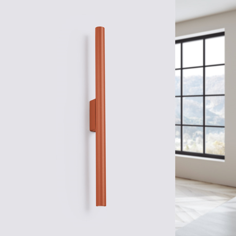 Kinkiet PASTELO 2 ochra czerwona + 2x Żarówka LED G9 4000K Zimna 4,5W 460lm