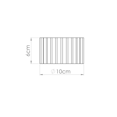 Plafon AURA 1 czarny Gx53