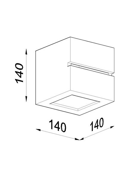 Kinkiet ceramiczny LEO LINE biały + 1x Żarówka LED E27 4000K Zimna 7,5W 650lm