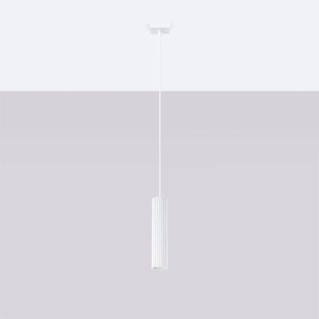 Lampa wisząca KARBON 1 biały