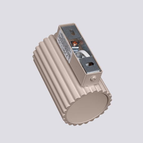 Kinkiet KARBON 10 taupe + 1X Żarówka LED GU-10 4000K Zimna 7W 530lm