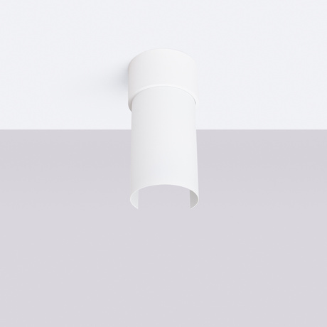 Plafon FLASH biały + 1x Żarówka LED E27 3000K Ciepła 7,5W 620lm