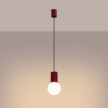 Lampa wisząca HALO 1 burgund