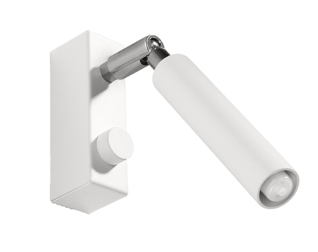 Kinkiet EYETECH 1 biały + 1x Żarówka LED G9 3000K Ciepła 4,5W 510lm