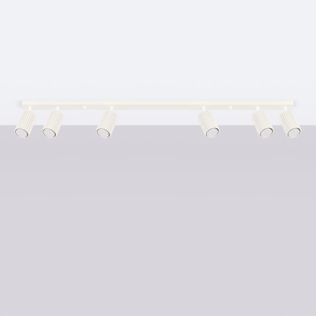 Plafon KARBON 6L beżowy