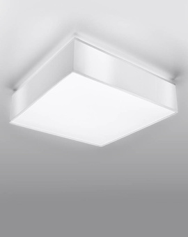 Plafon sufitowy HORUS 25 BIAŁY + 1x Żarówka LED E27 4000K Zimna 7,5W 650lm