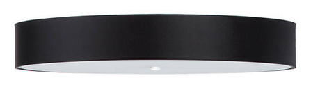 Plafon SKALA 90 czarny + 6x Żarówka LED E27 3000K Ciepła 7,5W 620lm