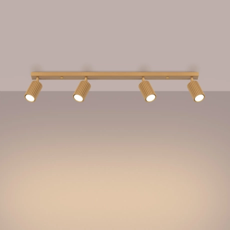 Plafon KARBON 4L złoty