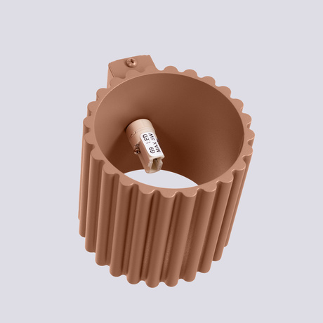 Kinkiet AURA mocca G9 + 1X Żarówka LED G9 3000K Ciepła 4,5W 450lm