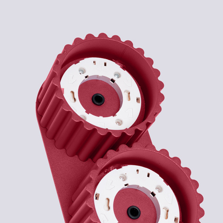 Plafon AURA 2 burgund Gx53 + 2X Żarówka LED GX53 4000K 8W 720lm