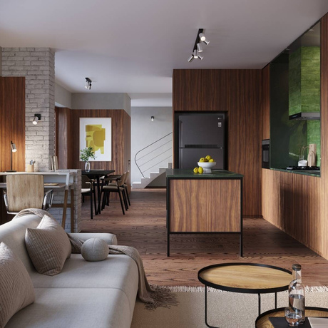 Plafon WINX 4 czarny/chrom + 4x Żarówka LED GU-10 4000K Zimna 7W 530lm