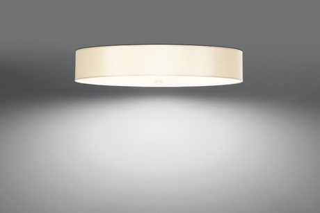 Plafon SKALA 80 biały + 6x Żarówka LED E27 4000K Zimna 7,5W 650lm