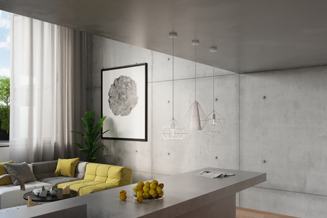 Lampa wisząca UMBERTO biała + 1x Żarówka LED E27 4000K Zimna 7,5W 650lm