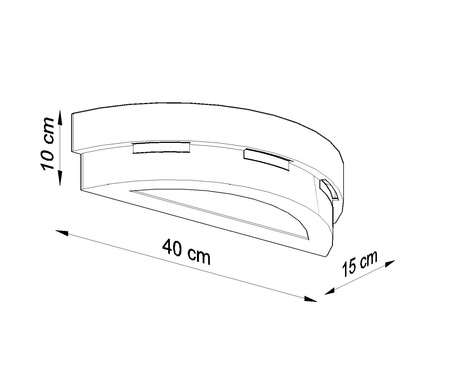 Kinkiet ceramiczny HELIOS biały + 1x Żarówka LED E27 3000K Ciepła 7,5W 620lm