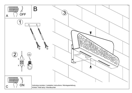 Kinkiet ALIZA biała + Żarówka LED G9 4000K Zimna 4,5W 530lm