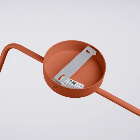 Kinkiet NOX ochra czerwona