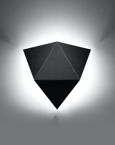 Kinkiet SOLIDO czarny + 1x Żarówka LED G9 3000K Ciepła 4,5W 510lm