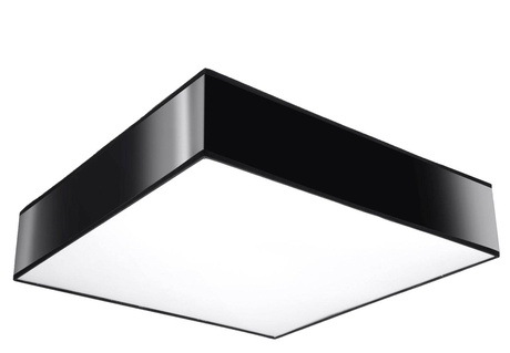 Plafon sufitowy HORUS 45 CZARNY + 3x Żarówka LED E27 3000K Ciepła 7,5W 620lm
