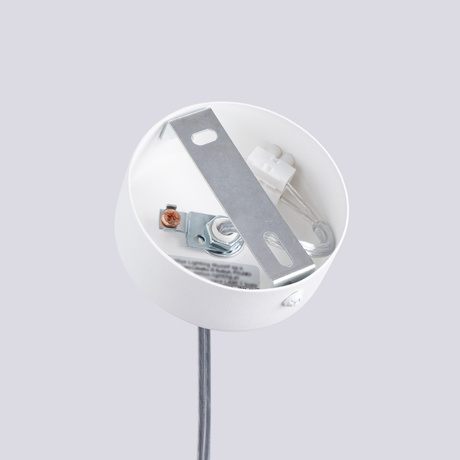 Lampa wisząca LIRO 1 biały + 1X Żarówka LED GU-10 3000K Ciepła 7W 510lm