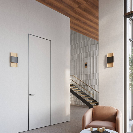 Kinkiet DURLIN złoty/czarny + 2x Żarówka LED G9 4000K Zimna 4,5W 460lm