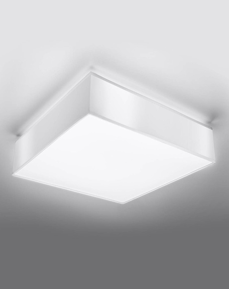 Plafon sufitowy HORUS 35 BIAŁY + 2x Żarówka LED E27 3000K Ciepła 7,5W 620lm