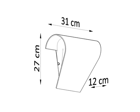 Kinkiet CLINO 2 + 2x Żarówka LED E27 4000K Zimna 7,5W 650lm