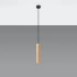 Lampa Wisząca LINO 1 naturalne drewno 