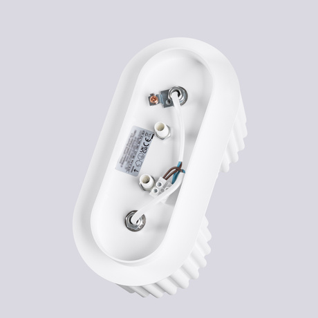 Plafon AURA 2 biały GU10 + 2X Żarówka LED GU-10 3000K Ciepła 7W 510lm