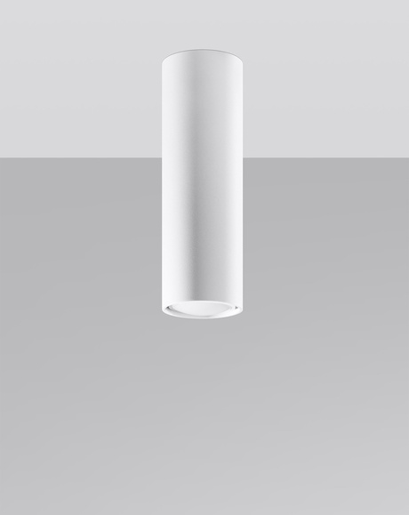 Plafon LAGOS 20 biały + 1x Żarówka LED GU-10 3000K Ciepła 7W 620lm