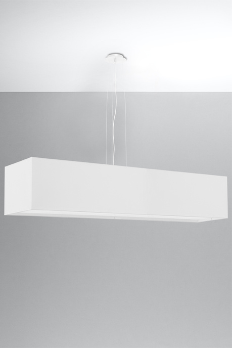 Żyrandol SANTA 120 biały + 5x Żarówka LED E27 4000K Zimna 7,5W 650lm